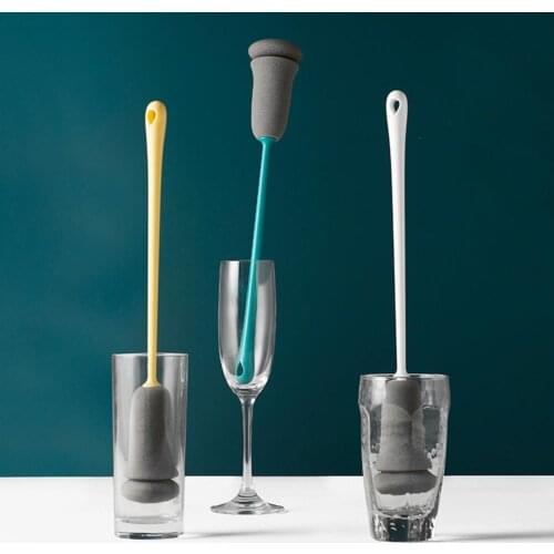 Sponge Cup Brush Kitchen Cleaning Tools Household Glass Bottle Washing Cleaning Brushes Cleaner Kitchen Accessories