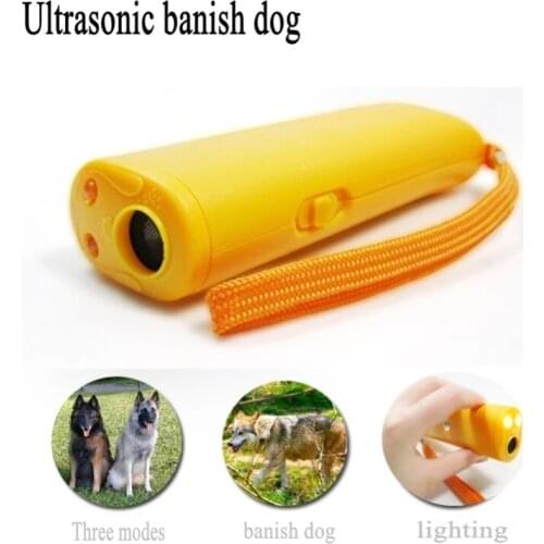 Outdoor Strengthen Pet Dog Training equipment Ultrasound Repeller 3 in 1 Control Device Home Anti Barking Stop Bark Deterrents