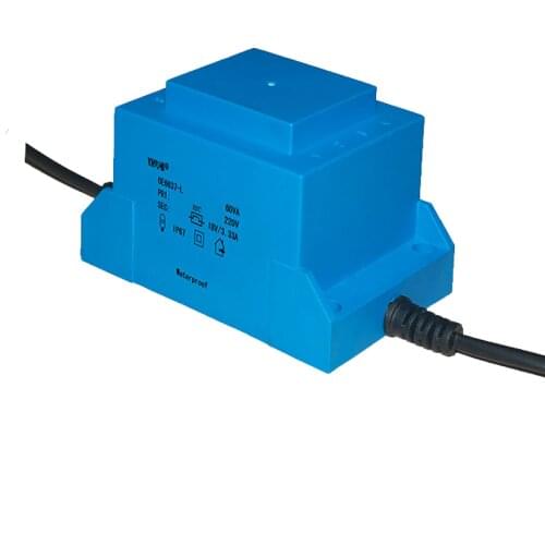 YHDC Waterproof transformer OE6637 power 60VA input voltage 230V output voltage 6V/7.5V/9V/12V/15V/18V/24V