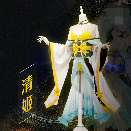 2019 Anime Anime Cos New Fate Grand Order FGO Kiyohime Dress Cosplay Costume For Women O