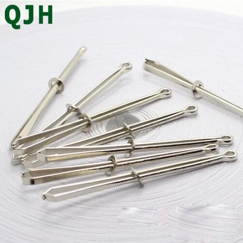 10pcs Pick-Up Tools Sewing Tweezers DIY Accessories Stainless Steel Elastic Clip Threading Device