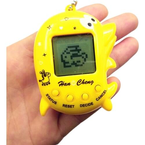 168 Pet In One Mini Bead Chain Game Machine Creative Dolphin Shaped Electronic Pet Game Machine Tamagotchi Toy Nostagic Game