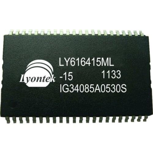 20pcs New Original LY616415ML-15 1M High Speed SRAM 64K x 16 TSOPII(44) 15ns 4.5 to 5.5V 0 to 70°C