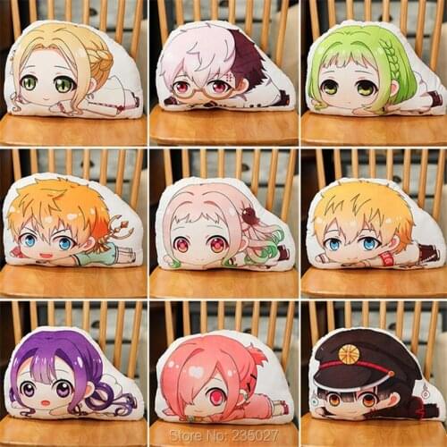 Anime Toilet-Bound Hanako-kun Figure Toys Minamoto Kou Nanamine Sakura Mitsuba Plush Doll Pillow 40cm Cosplay for Gift