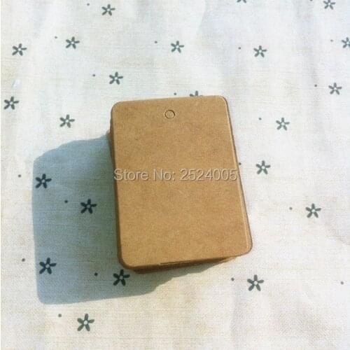 Free shipping in stock 3.5x5cm blank tag 350gsm craft paper 200 pcs a lot/paper card hang label