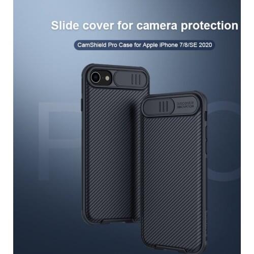 For iPhone SE 2020 Case For iPhone 7 8 Cover NILLKIN CamShield Pro Slide Camera Protect Privacy Back Cover For iPhone SE 2020