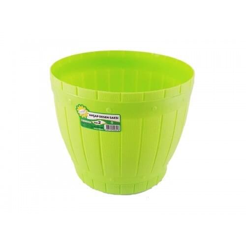 SAMPURHCASE Flower Pot Wood Pattern Original 2 No. 3.7 LT 23151S