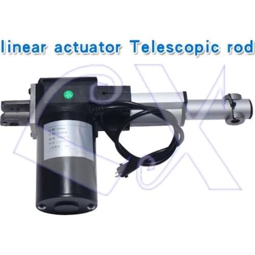 12V/24V DC electric Linear actuator telescopic rod motor 6000N thrust linear motor turn bed lifter 30mm-150mm stroke