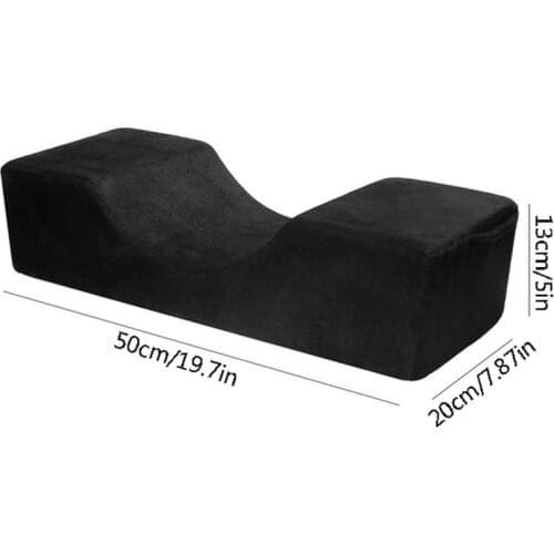 Lash Pillow With Pocket Neck Support Eyelash Pillow Soft Grafting Eyelashes Memory Foam Eyelash Extension Pillow Makeup Salon