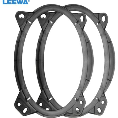 LEEWA 2pcs Car Front Door Speaker Spacer Mats for Toyota Camry Highlander Prado Reiz BYD 6*9 Car Speaker Rings Mount #CA6812