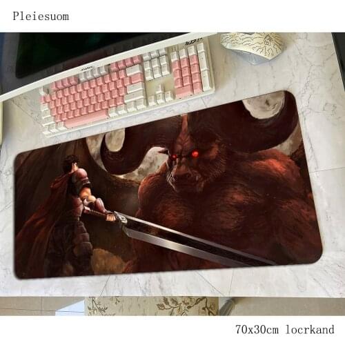 Berserk mouse pad Xxl Computer mat 70x30cm gaming mousepad large Colourful padmouse keyboard games pc gamer desk
