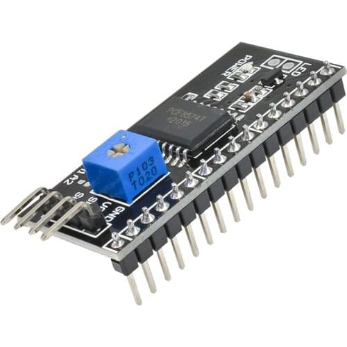 PCF8574T I2C IIC TWI SPI Serial Interface Expansion Board Supports 1602LCD 2004LCD 4 Pin 4P Adapter Converter Plate For Display