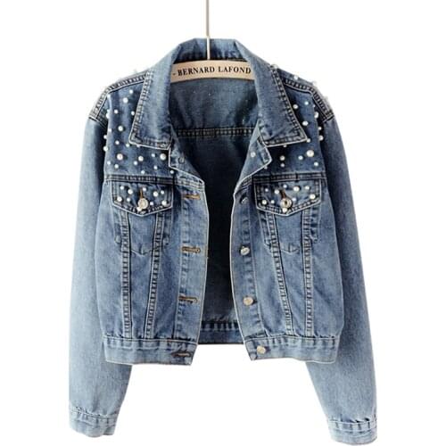 Oversized Autumn Denim Jacket Women Long Sleeveturn Down Collar Single Breasted Female Plus Size Fashion Casual Coat And Jackets
