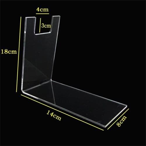 Clear Wine Label Holder Pistol Model Gun Rack Acrylic Water Gun Toy Display Stand