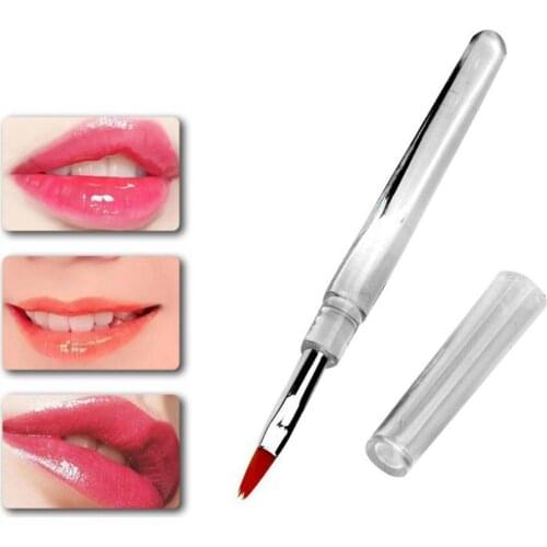 Empty Liquid Tube Nail Oil Pen Lip Gloss Brush Applicators Eyelash Growth Liquid Tube Makeup Transparent Refillable Bottles