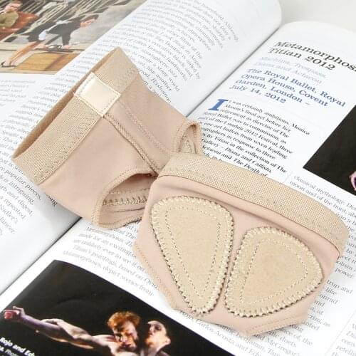 Dance Foot Thong 1/2 Pair Professional Lyrical Paws Pads Ballet Belly Dance Foot Thong Toe Undies for Girls Women,5 Sizes