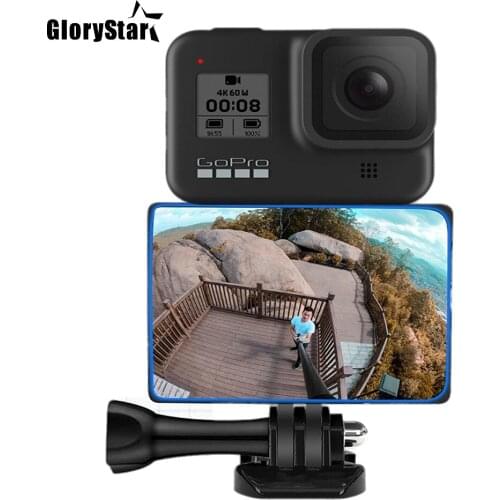 For gopro hero 9 8 7 6 5 universal selfie mirror refractor tripod selfie stick gopro accessories hero 9 hero 8 hero 7 hero 5