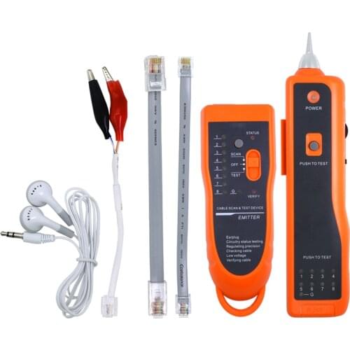 Utp Stp Cat5 Cat6 Rj45 Lan Network Cable Tester Line Finder Rj11 Telephone Wire Tracker Tracer Diagnose Tone Kit Xq-350