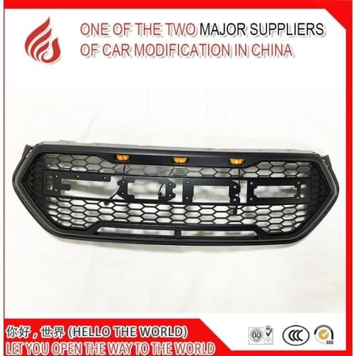 High quality Modified ABS car front racing grills grill Raptor Grille cover for Kuga Escape 2017 2018