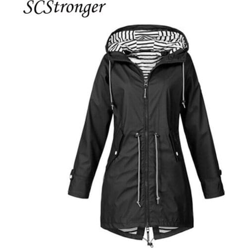 SCSTRONGER Autumn And Winter Plus Size Womens Jacket Three In One Two Piece Outdoor Mountaineering Suit Jacket Style Gabardinas