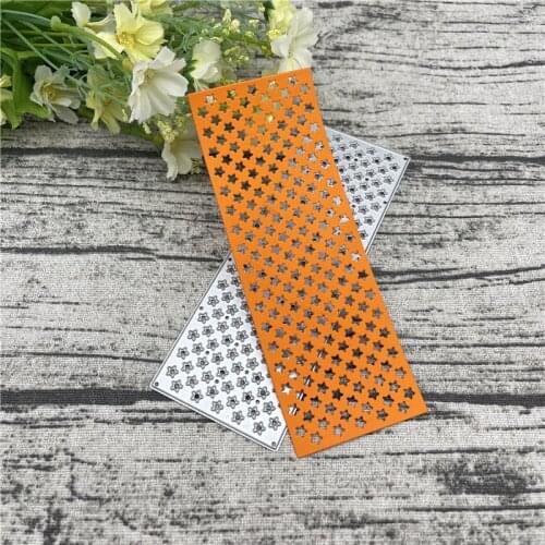 Star background Metal Cutting Dies Flowers Leaves Stencils DIY Scrapbooking Album Decorative Embossing Folder Suit Paper Cards