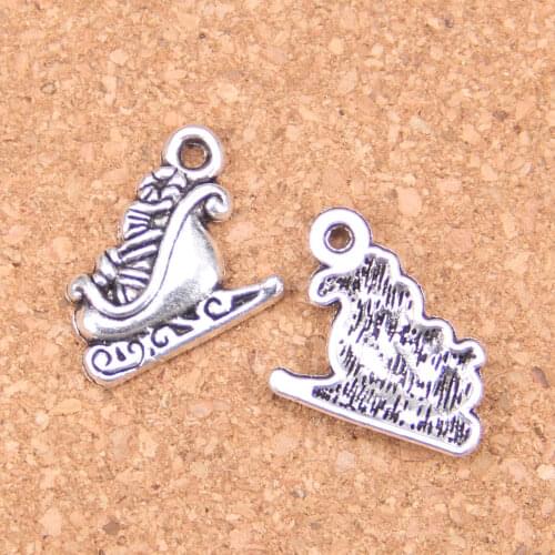 12pcs Charms snow boots shoes 20x18mm Antique Pendants,Vintage Tibetan Silver Jewelry,DIY for bracelet necklace