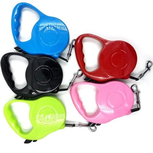 3/5M Retractable Dog Leash Training Puppy Automatic Extending Rope Walking Leashes Adjustable Dog Collar For Small Medium Dogs