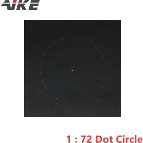 AIKE 1:72 Dot Circle 650nm/450nm/520nm//780nm/808nm/980nm DOE Laser Diode Module