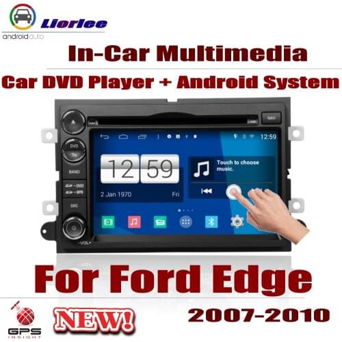 Car Radio DVD GPS Player Navigation For Ford Edge 2007-2010 Android HD Displayer System Audio Video Stereo In Dash Head Unit