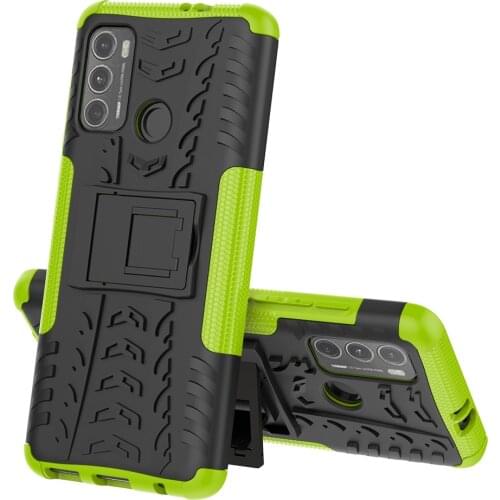 Case For Motorola Moto G60 6.8inch 2021 ShockProof Rugged 2 in 1 Armor Stand Cover Moto G40 Fusion Shell Kickstand Funda Cases