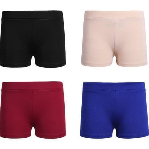 Kids Girls Dancewear Shorts Bottoms Ballet Class Stage Performance Sports Workout Gymnastics Leotard Dance Shorts Costumes