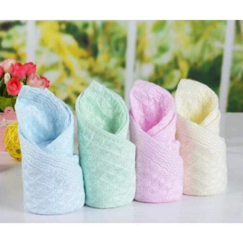 Children Hot Sale Hand Towel Bamboo Baby Towel 26x26cm Face Towels Care Wash Cloth Kids Hand Towel For Newborn J-01