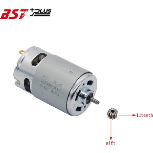 MOTOR RS550 (11TEETH GEAR) 20000RPM 7.2V/9.6V/10.8V/12V/14V/14.4v/16.8V/18V/21V/24V/25V FOR BOSCH MAKITA HITACHI CORDLESS DRILL