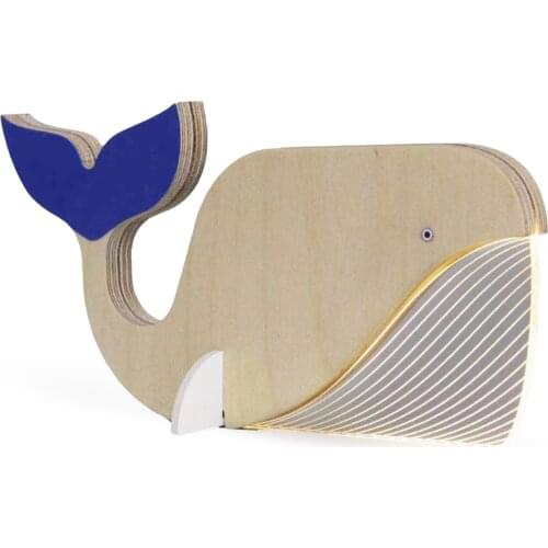 Hot Sale! Whale Decoration Lamp Mothers Day Decoration Kit Home Decoration Party Supplies Wooden Ornaments Mothers Day Gift