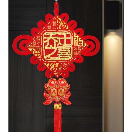 China knot pendant living room large sizes joy to enter the house Daji high grade porch interior small household decoration