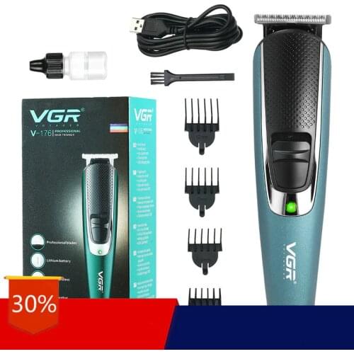 Professional Rechargeable Hair Clipper With 4 Heads Hair Trimmer Men Barber Hair Cutting Machine Hair Shaver Tool Hair Trimmer