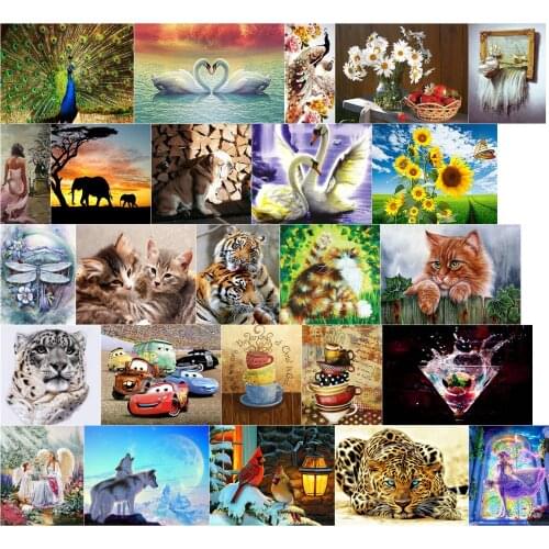 A15135 Chrysanthemum Strawberry Needlework,For Embroidery,DIY 14CT Unprinted Arts Cross stitch kits Set Cross-Stitching