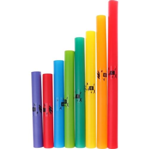 Plastic Exquisite Colorful Music Tuned 8-notes C Major Diatonic Scale Set C' D E F G A B C'' Stringed Instruments Parts Access