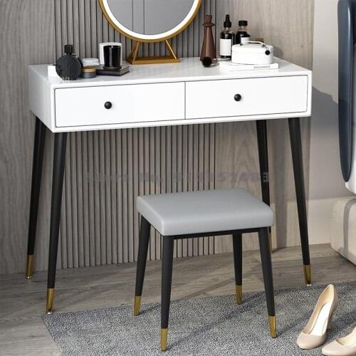 Nordic light luxury makeup stool modern minimalist bedroom dressing chair home European net red ins dressing table stool