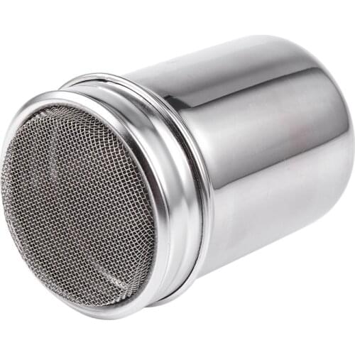 Silver stainless steel mesh tube type dusters dusting salt shaker spice jar