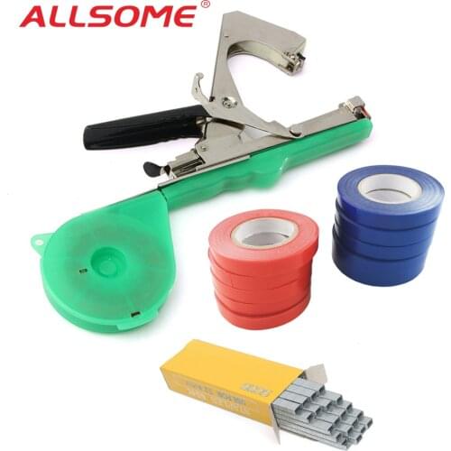 ALLSOME Garden Tools Plant Tying Tapetool Tapener Machine Branch Hand Tying Machine Tapener Packing Vegetable Stem Strapping