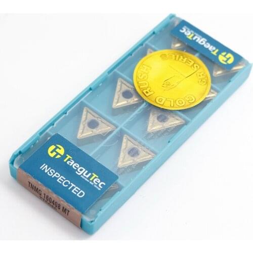 TNMG160408 MT PC R-VF EM TT5080 TT8115 TT8125 CT3000 10pcs/lot TaeguTec Negative Triangular External Turning Inserts