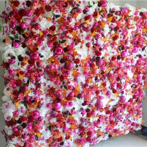 SPR aritificial flower wall decorative flowers wedding flower wall stage backdrop wholesale artificial flower table centerpiece