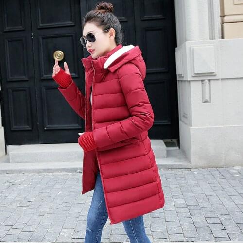 Top Quality 2021 New Parkas Female Women Winter Coat Thickening Cotton Winter Jacket Womens Outwear Parkas for Women Winter
