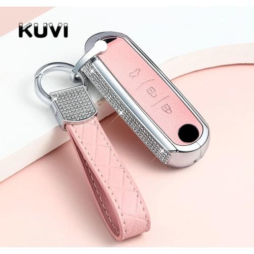 Women Luxury Protection Holder Car Remote Key Case Cover for Mazda 3 2 5 6 Cx5 Axela Atenza 2017 CX-4 CX-5 CX-7 CX-9 CX-3 CX 5