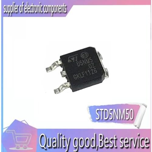 10pcs/lot STD5NM50 D5NM50 New stock TO-252 500V 7.5A