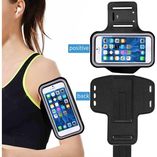 2/5 pcs Outdoor Sports Phone Holder Armband Running Phone Bag Arm Band Running Sport Gym Armband Phone Bag Running Arm Belt