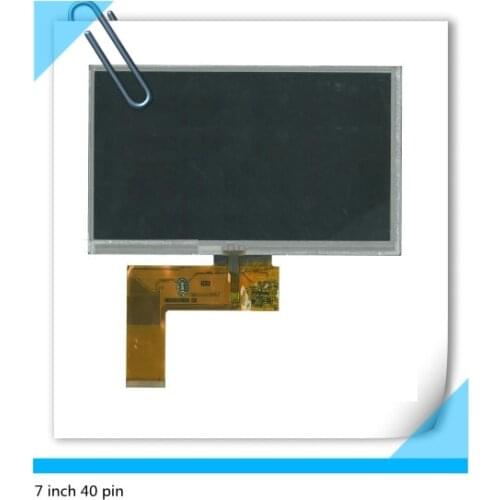 7 inch 40 pin GPS navigation LCD screen E - X10 X9 shows the screen portable navigation device with touch