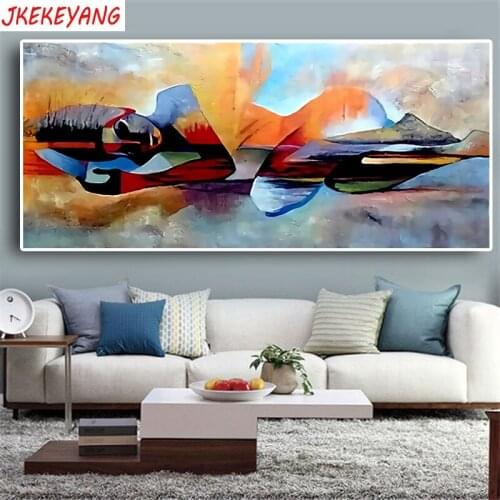 Large 5D Diy diamond painting Abstract sleeping beauty Diamond Mosaic Rhinestone Embroidery cross stitch Y3511