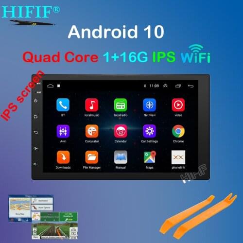 2din Car Radio 7" Android 10 mirrorlink Autoaudio for subwoofer MP5 Player Autoradio Bluetooth Rear View Camera tape recorder